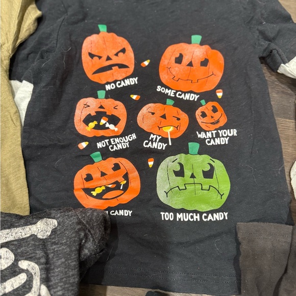 Toddler Boy 4T Halloween Pajamas and Shirts Lot - Picture 7 of 8